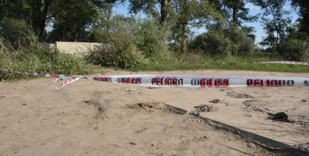 Zona rural de Recreo donde encontraron el cuerpo de Mar&iacute;a Celeste Santill&aacute;n.