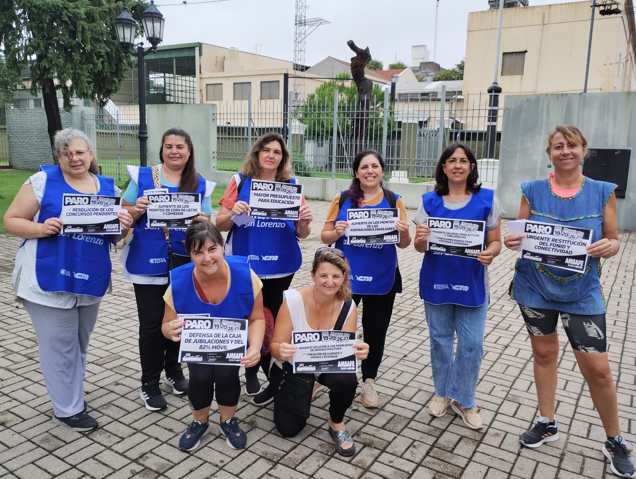 Paritaria docente todas las mociones de Amsafe San Lorenzo van a paro