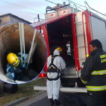 San Lorenzo: Bomberos Zapadores rescatan a un perrito caído en un pozo