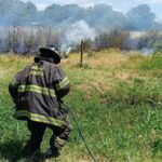 Incendio de Pastizales en San Lorenzo: Rápida Acción de Bomberos