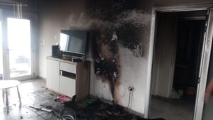 Se incendió una cocina de una vivienda de calle Moreno al 300