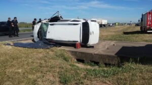 Accidente en la autopista Rosario-Santa Fe altura Timbúes : Una víctima fatal