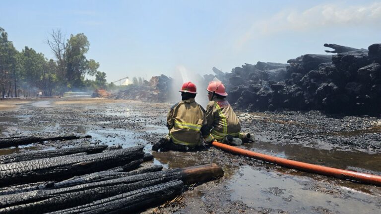 Brigadistas santafesinos lograron controlar voraz incendio en Capitán Bermúdez