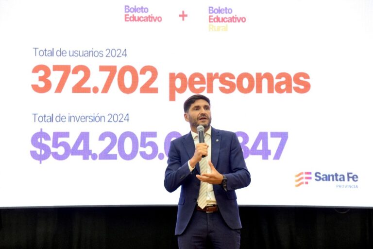 Provincia presentó el Boleto Educativo 2025: hoy se abre la inscripción