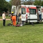 Tres trabajadores comunales electrocutados en Serodino