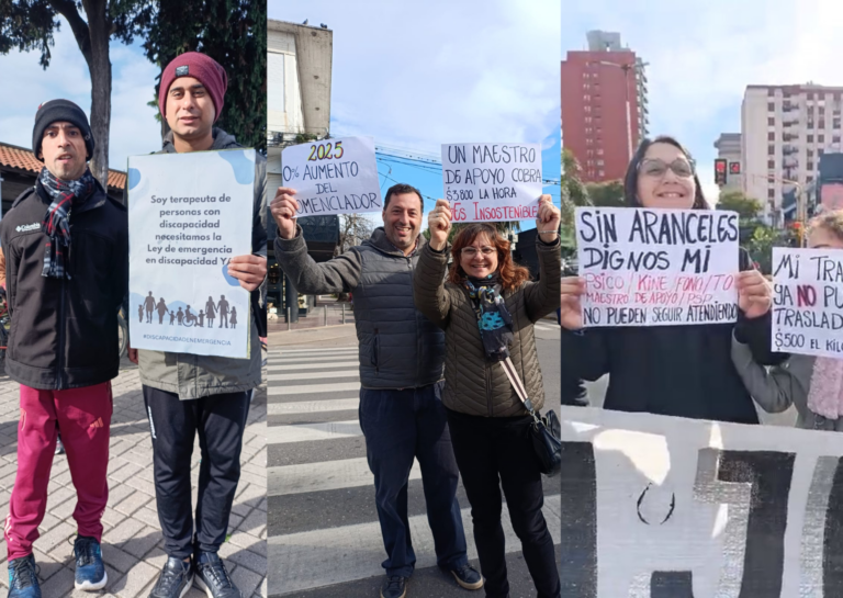 Rechazo al veto presidencial: convocan a una marcha en San Lorenzo por la Ley de Emergencia en Discapacidad