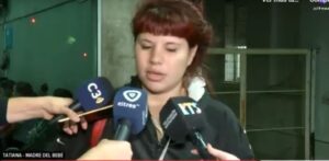 Tatiana madre de Nathanael bebé mordido por pitbull San Lorenzo