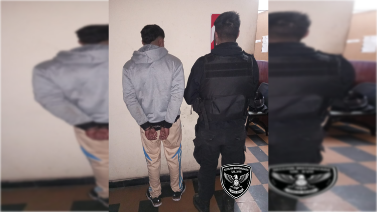A toda velocidad y con violencia: operativo policial termina con joven detenido en Fray Luis Beltrán