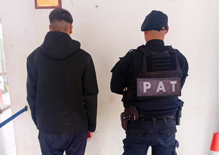 Violó el arresto domiciliario y fue detenido en Puerto San Martín