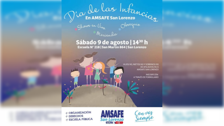 AMSAFE San Lorenzo Celebra el Día de las Infancias con una Fiesta Gratuita para las Familias