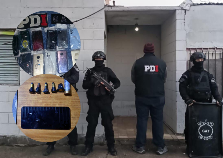 Extorsiones y balaceras: requisa carcelaria y allanamientos en siete localidades de la región