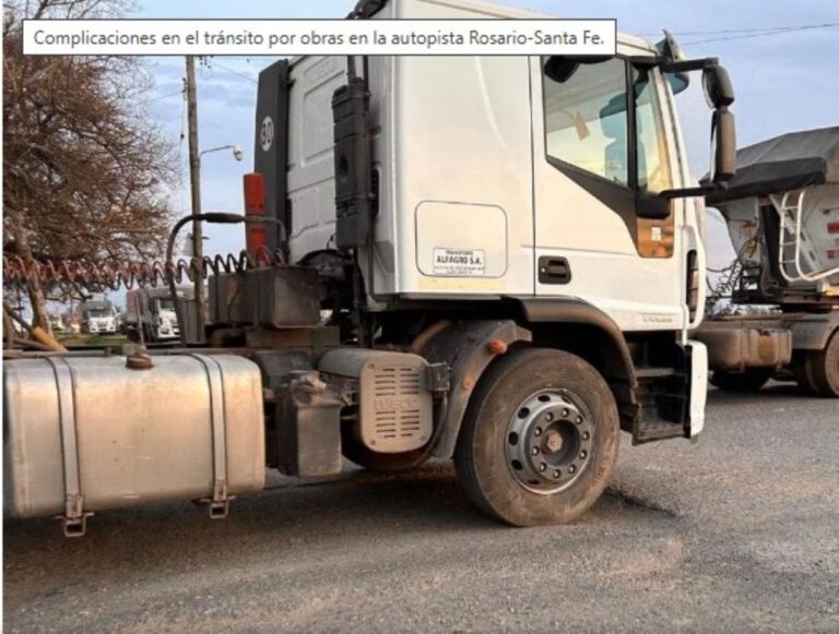 Caos de camiones en la ruta A012 y 34 por los cortes en autopista