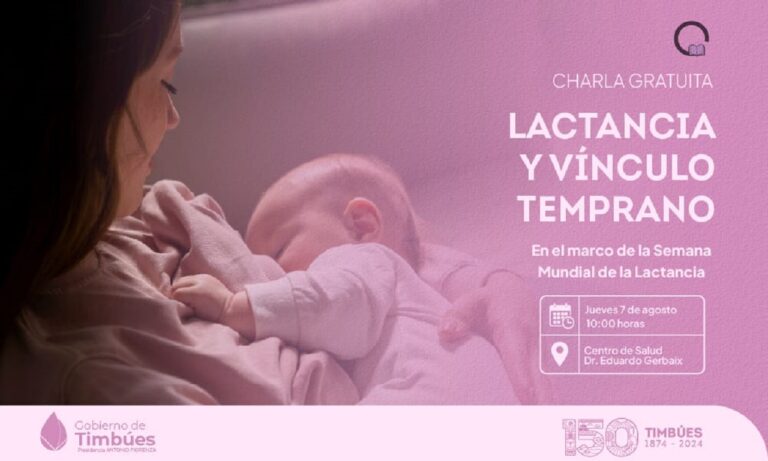 Timbúes: Charla gratuita sobre lactancia y vínculo temprano en el Centro de Salud Gerbaix