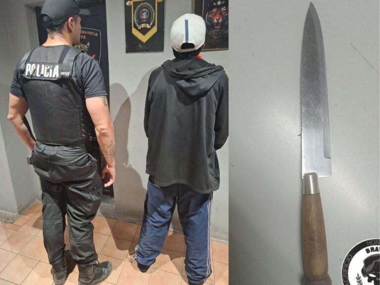 Detienen a joven por resistencia y portación de arma blanca en San Lorenzo