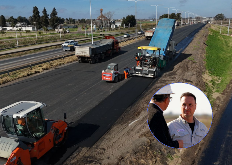 Enrico: “Promediamos ya el 35 % de la obra del Tercer Carril de la autopista y proyectamos concluirla a mediados de 2026”