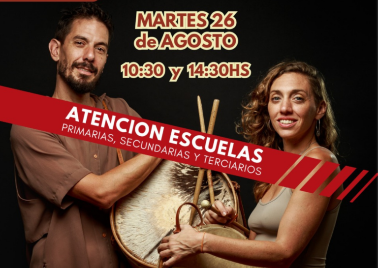“BATEL, Viaje en tambor por la Cuenca del Plata”: un espectáculo didáctico que une música, historia y memoria