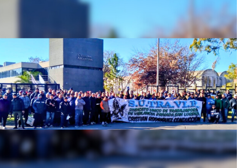 Reclamo en Celulosa Argentina: vigiladores exigen salarios y el Ministerio de Trabajo convoca a audiencia