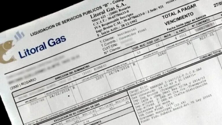 Litoral Gas anunció un nuevo incremento en las tarifas de gas residencial