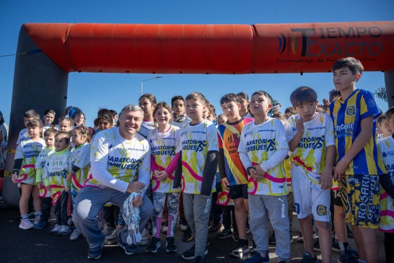 Maratón en Timbúes: Más de 1.000 competidores desbloquearon kilómetro a kilómetro