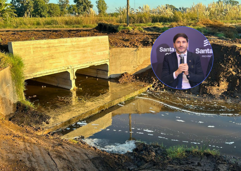 Pullaro tras las intensas lluvias: “La obra pública salvó de la inundación a la provincia de Santa Fe”