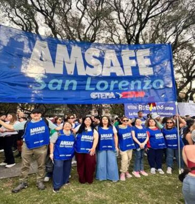  AMSAFE San Lorenzo, en defensa de la educación pública
