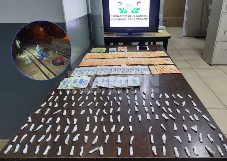 Gendarmería detuvo a dos hombres con 154 envoltorios de cocaína en barrio Norte