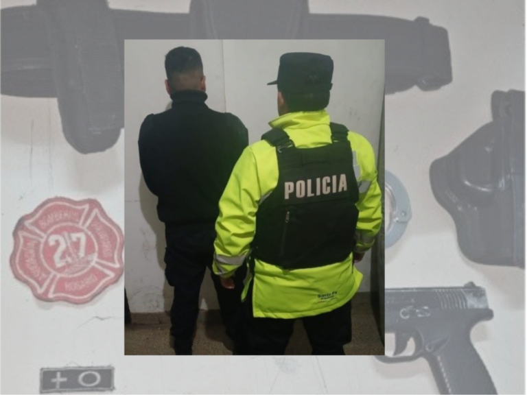 Falso policía detenido en Circunvalación mientras circulaba en moto