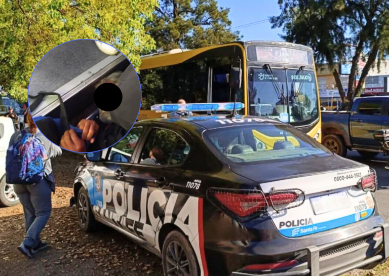 Pasajeros evitaron un abuso en un colectivo en Granadero Baigorria