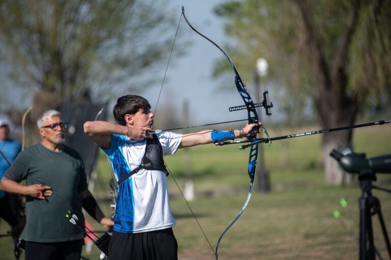 Timbúes fue sede de un torneo provincial de tiro con arco en el Polideportivo Comunal