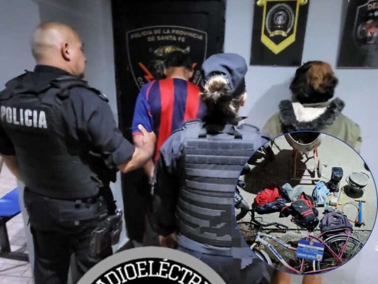Pareja de 19 y 45 años fue aprehendida tras un robo con inusual botín: desde una hormigonera hasta una línea de pesca