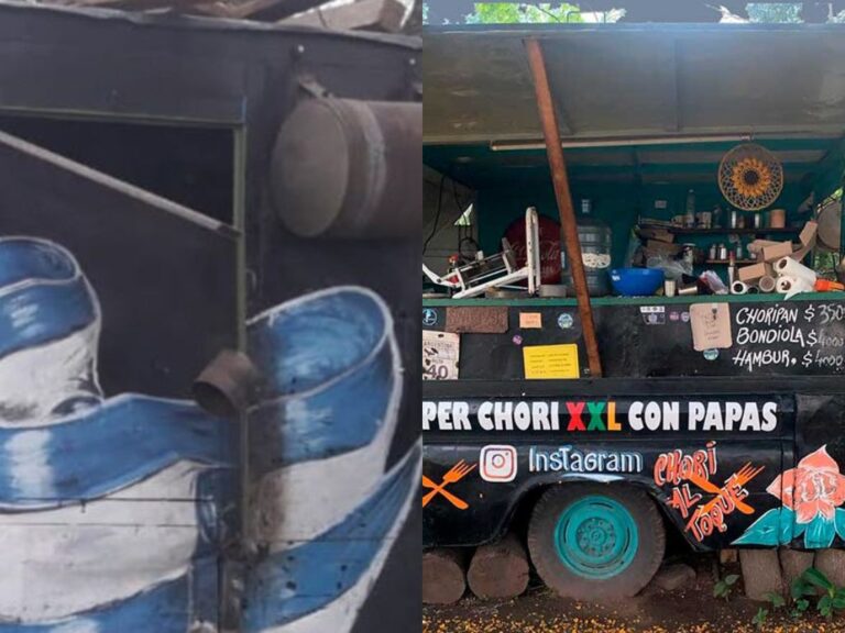 Un carrito de comidas fue asaltado, y se llevaron hasta los rollos de cocina
