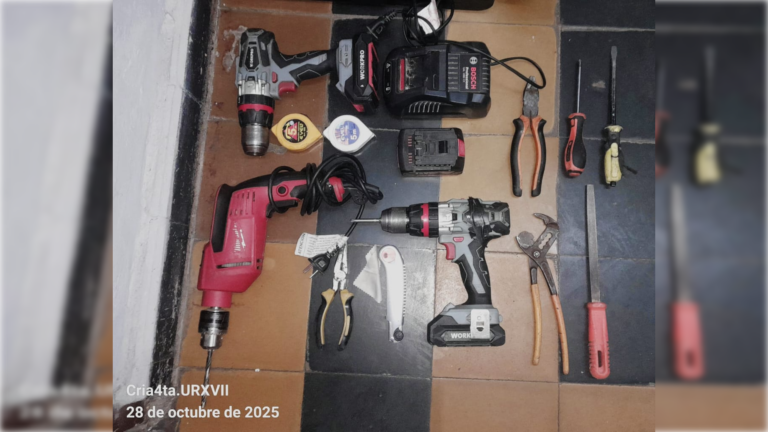 Recuperan herramientas robadas tras una emboscada policial en Capitán Bermúdez