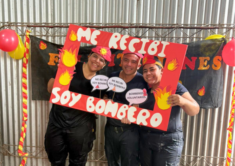 Tres nuevos bomberos se suman al cuerpo activo de San Lorenzo