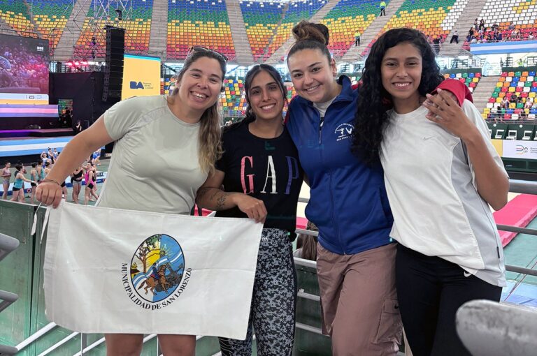 Profesoras de gimnasia de la Municipalidad participaron de la clínica que dio Simone Biles en Buenos Aires