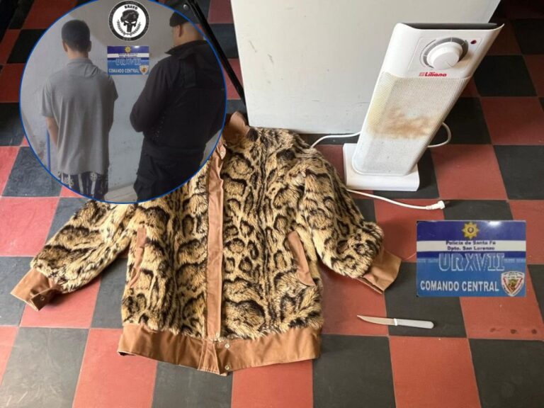 Detuvieron a un joven con un cuchillo y elementos que no pudo explicar de dónde venían