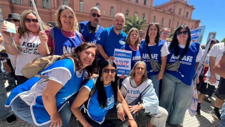 AMSAFE participó de la marcha “El salario no es ganancia”