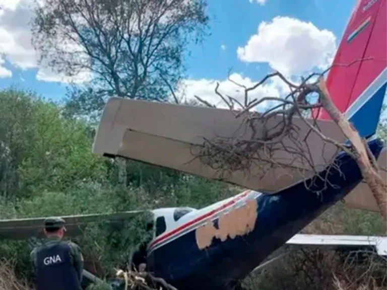 Avioneta narco se estrella en Salta con más de 140 kilos de cocaína
