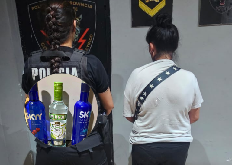 San Lorenzo: Detienen a una mujer acusada de robar bebidas alcohólicas de un comercio