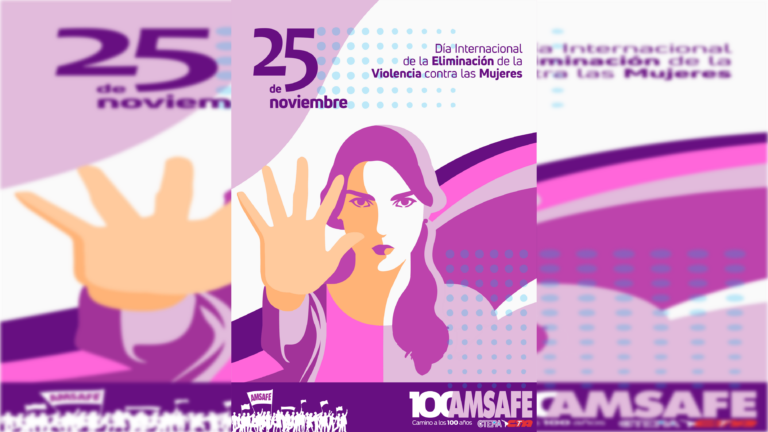 AMSAFE: Día internacional de la eliminación de la violencia contra las mujeres