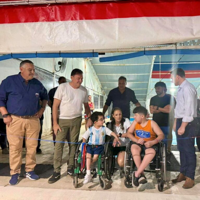 El Club Red Star ha inaugurado oficialmente su nueva “Pileta de la Inclusión”