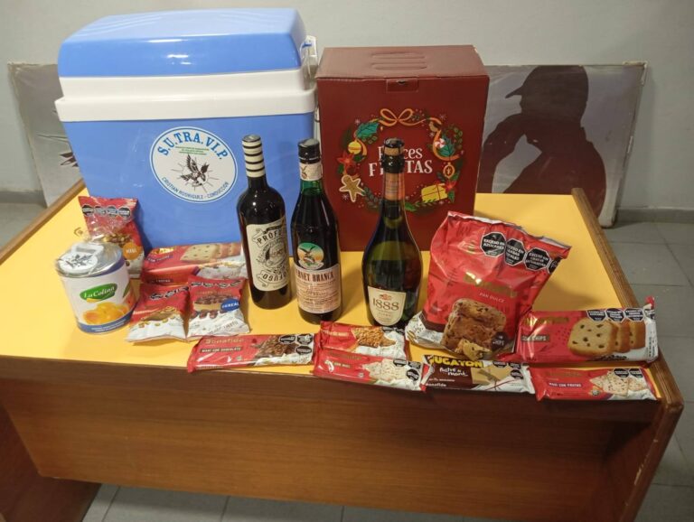 Sindicato de vigiladores privados cierra el año con reconocimiento navideño para sus afiliados