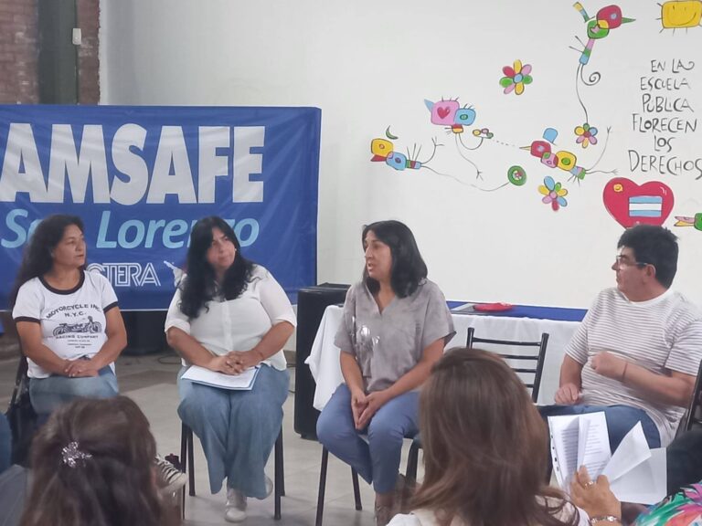 AMSAFE: Cierre de la formación “Más allá de los actos: repensar las efemérides desde una pedagogía crítica”