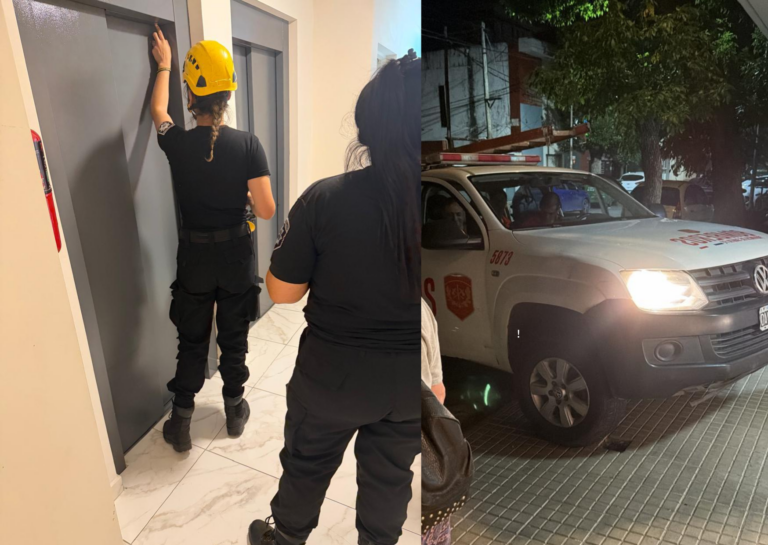 Nuevo incidente en ascensor de un céntrico edificio: jóvenes atrapados y vecinos preocupados