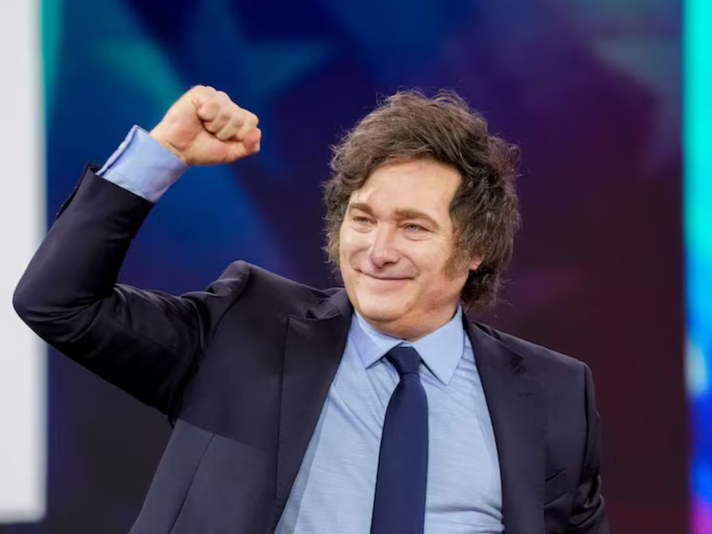 Javier Milei durante su mensaje navideño difundido en redes sociales