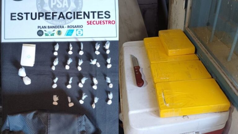 Desarticulan una red de narcotráfico internacional en el Gran Rosario con 13 detenidos y 52 kilos de cocaína incautados