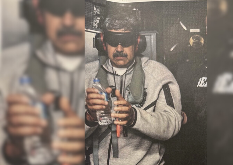 Difunden las primeras imágenes de Nicolás Maduro bajo custodia en una oficina de la DEA en Nueva York