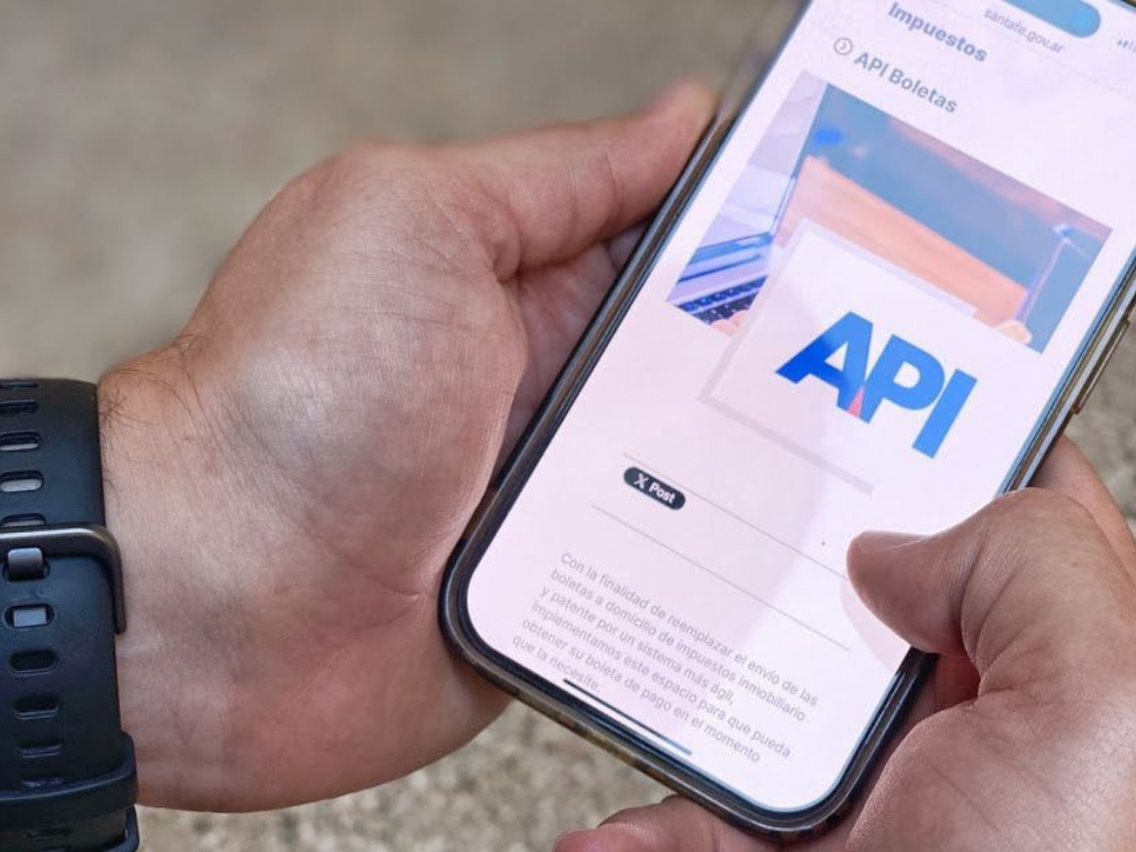 Oficinas de API y acceso a la plataforma Mi Boleta Digital Santa Fe para el pago de impuestos.