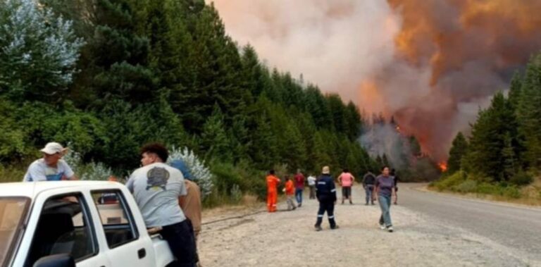 Chubut: Pese a que continúan los incendios forestales, reabren la ruta 40