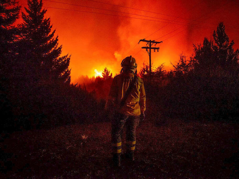 Incendios en Chubut: confirman que el fuego fue intencional y hay evacuados