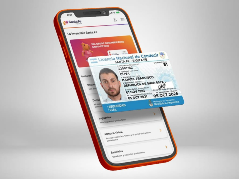Territorio 5.0: la licencia de conducir digital Santa Fe ya es válida en toda la provincia
